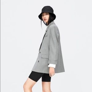 Zara Boxy Plaid Blazer